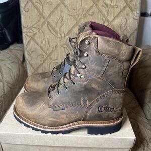 Chippewa 8" Work Boots Waterproof Insulated Composite Toe 9.5 E
